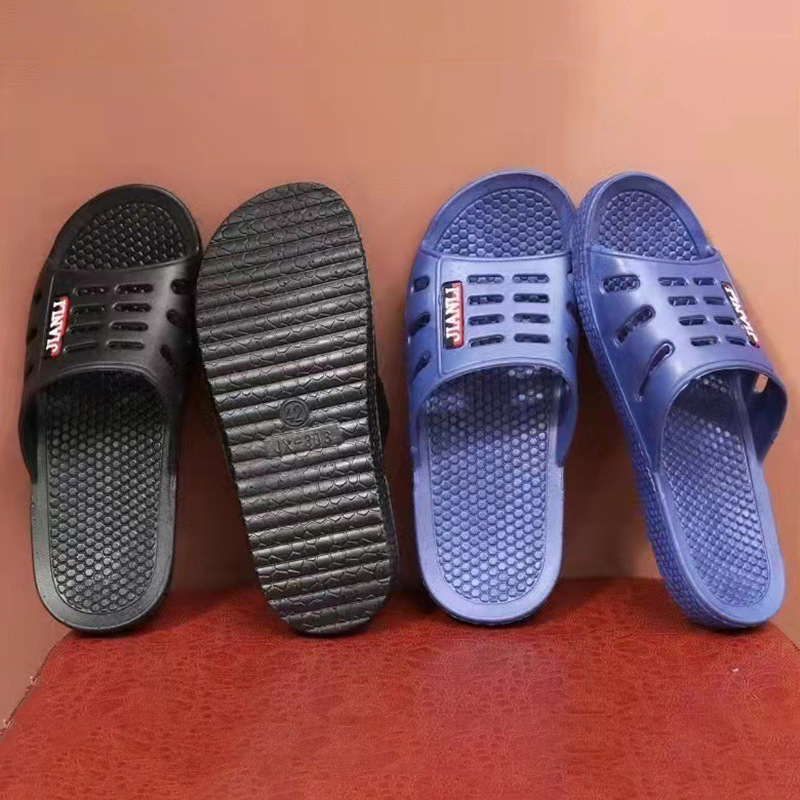 A variety of home bathroom soft bottom Slipper casual breathable indoor slippers stall wholesale Cheap men's slippers