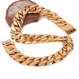 Модное ожерелье из нержавеющей стали, оптовые продажи, европейский стиль, мужской стиль, городской стиль