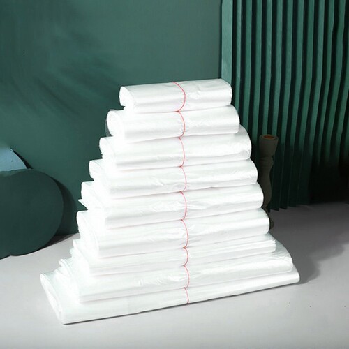 White thick plastic bag food-grade takeout supermarket breakfast store packing bag disposable vest-style shopping bag wholesale