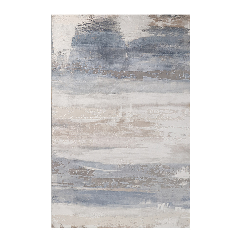 Fábrica fuente alfombra de sala de estar antideslizante alta sensación doméstica dormitorio resistente a la suciedad fácil de limpiar alfombra de la cama de la villa