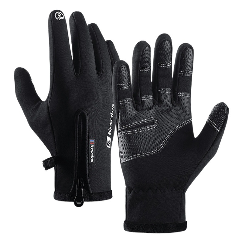 Guantes de Ciclismo y Esquí para Otoño e Invierno, con Pantalla Táctil, Cálidos, Gruesos, Resistentes al Viento, Forrados de Lana, a Prueba de Frío, para Hombre y Mujer, Venta al por Mayor