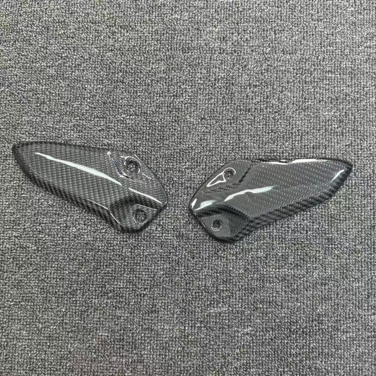 Suitable for Kawasaki Ninja Zx4R Zx4Rr Zx25R Modified Carbon Fiber Pedal Guard Pedal Wings