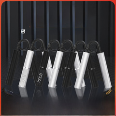 Manufacturer Direct Sales Aluminum Alloy Metal Grip Trainer Arm Strength Trainer Amazon Fitness Spring Steel A Type Hand Training