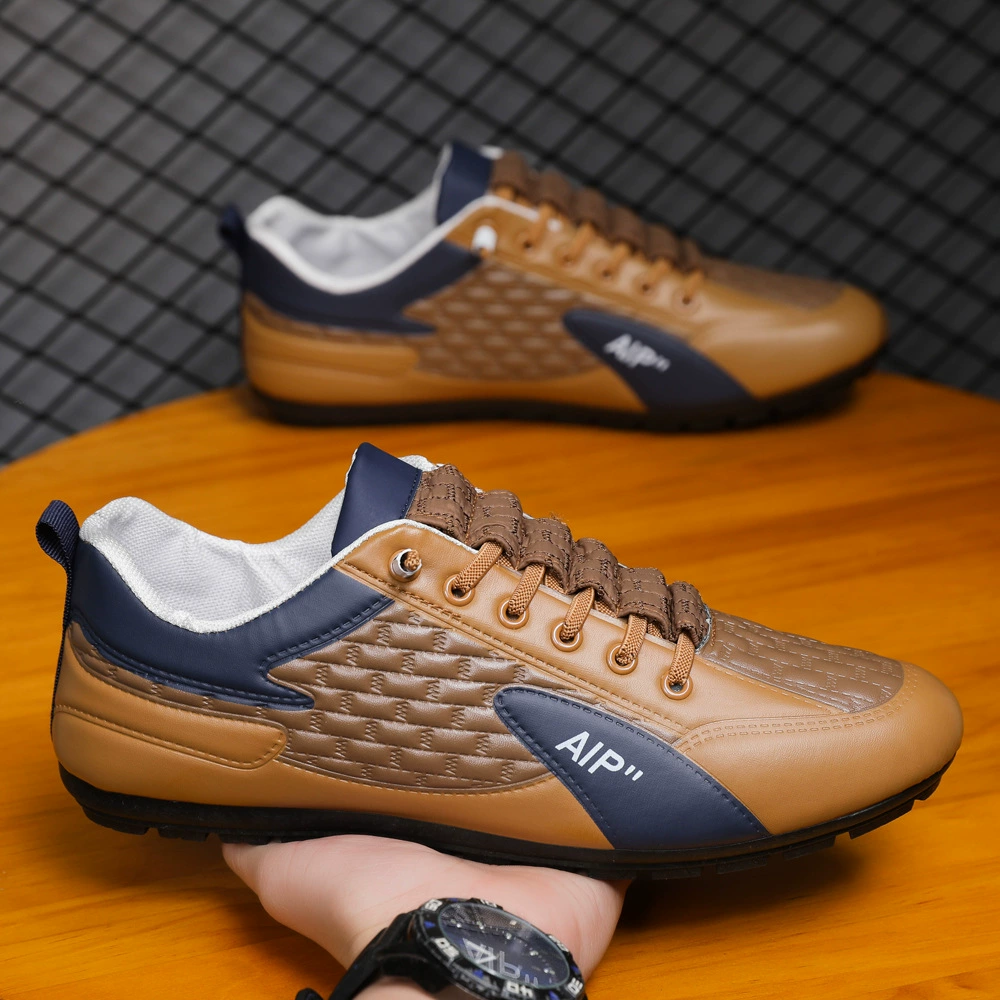 Плоская повседневная обувь мужская 2025 новая спортивная обувь мягкая подошва легкая и дышащая