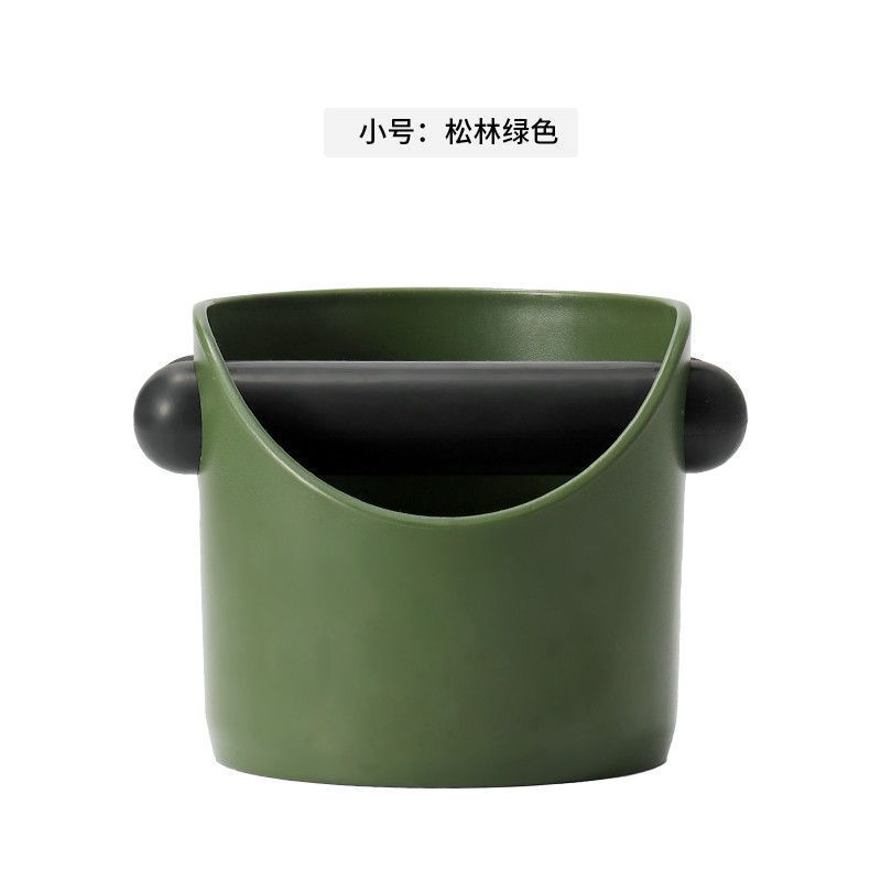 半自動コーヒーマシンミニパウダー樽叩きかすボックス厚いプラスチック家庭用コーヒー円形パウダーバケツ収納ツール|undefined