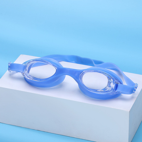  new summer swimming goggles waterproof and anti-fog PVC all-in-one high-definition swimming goggles adult swimming goggles manufacturer wholesale
