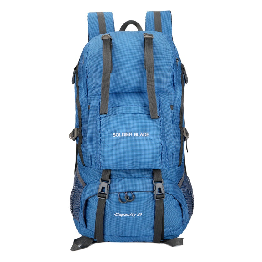 Ventas directas de la fábrica Comercio exterior solo mochila de deportes al aire libre 50 impermeable bolso del alpinismo hombres mochila de gran capacidad senderismo