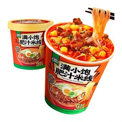 満小宝 肥汁米麺 樽入り春雨麺 酸辣湯麺 即席麺 インスタントラーメン 全箱 12樽卸売