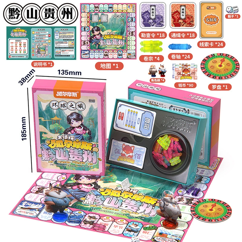 Монополия «World tour» (Хуэрмос), карточная настольная игра «Путешествие в Китай», комплект, делюксовое издание