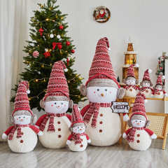 クリスマス装飾品雪だるま人形人形デスクトップ置物デパートホテルシーンカウンターショーウインドー配置