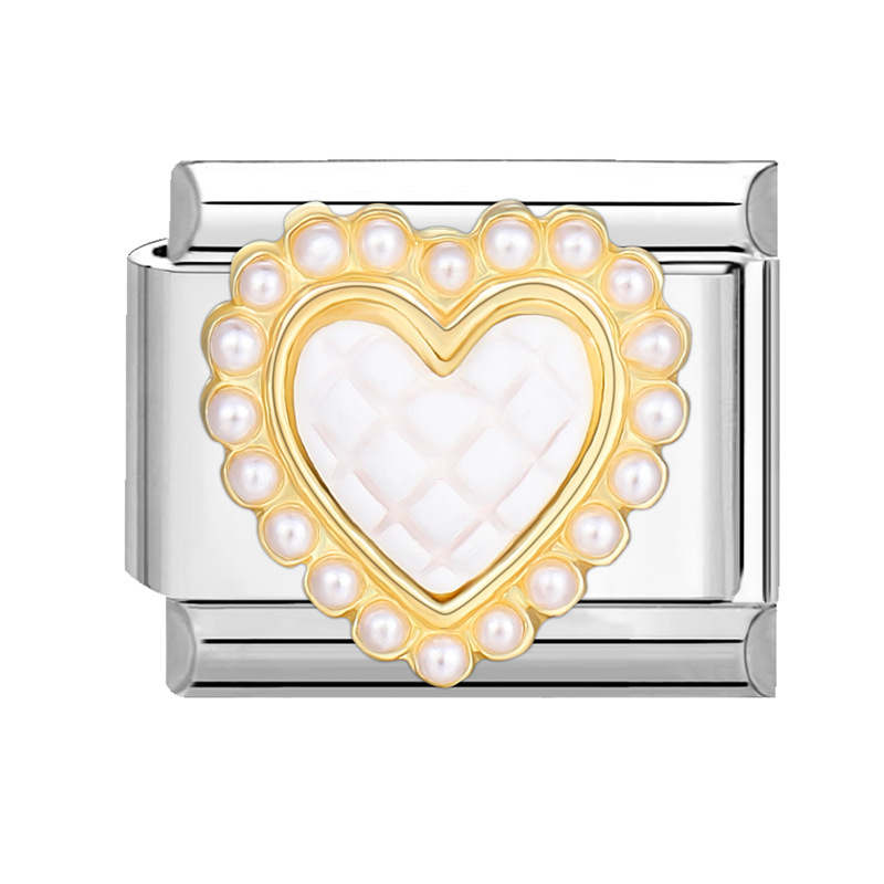 Italia charms creativo perla taladro creativo módulo versátil artesanía accesorios de pulsera módulo al por mayor