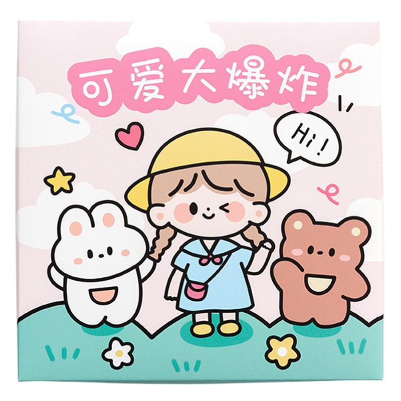 100 mano cuenta pegatinas traje impermeable taza de agua transparente pequeño patrón caña ins estilo chica corazón mano cuenta pegatinas