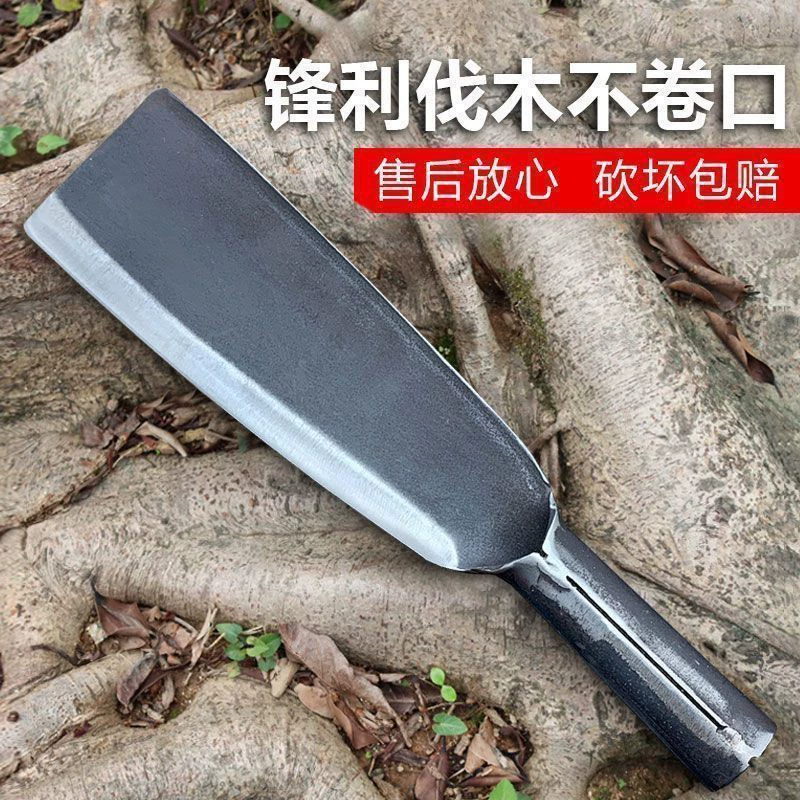 Универсальный нож для рубки дров из марганцевистой стали, бытовой садовый инструмент для распилки древесины, нож для обработки древесины на открытом воздухе