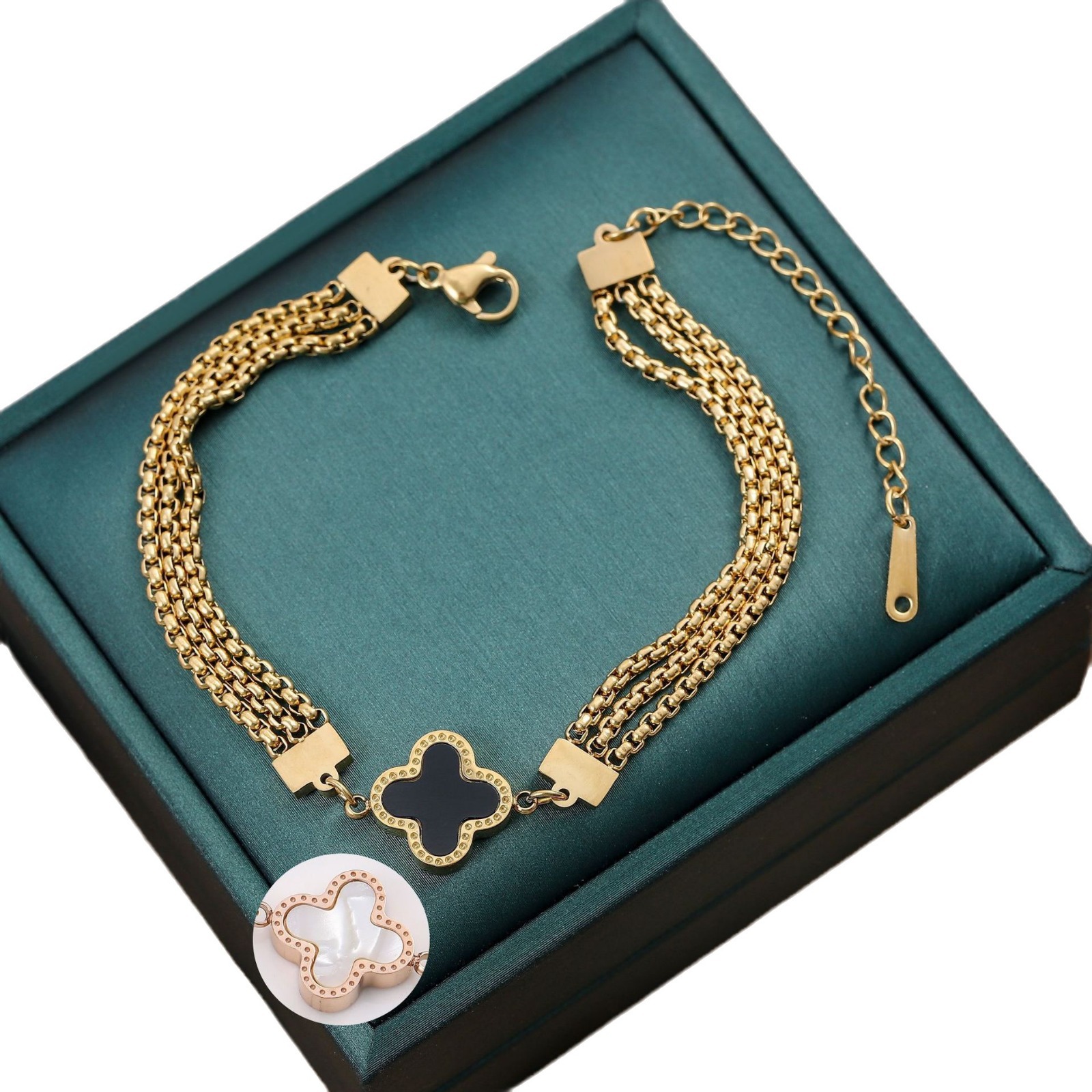 Joyas transfronterizas europeas y estadounidenses, brazaletes de acero de titanio de estilo bohemio coreano, brazaletes de acero de titanio no se desvanecen joyas para mujeres