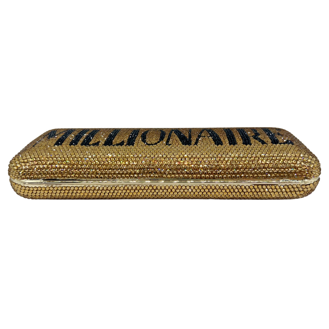 Túi clutch nữ đính đá pha lê sang trọng, xách tay dạ hội kim cương handmade — vàng, Tùy chỉnh tên khác hoặc màu sắc khác chi tiết 2