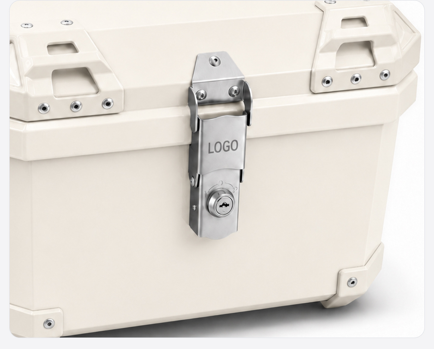 Motorcycle tail box 45L/36L, super large capacity, made of ABS material, universal quick-release design, thickened electric bike trunk