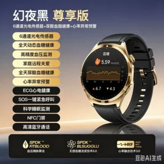 HUAWU方舟新款5D全面屏WATCH GT5 Pro智能手表gt4蓝牙接打电话