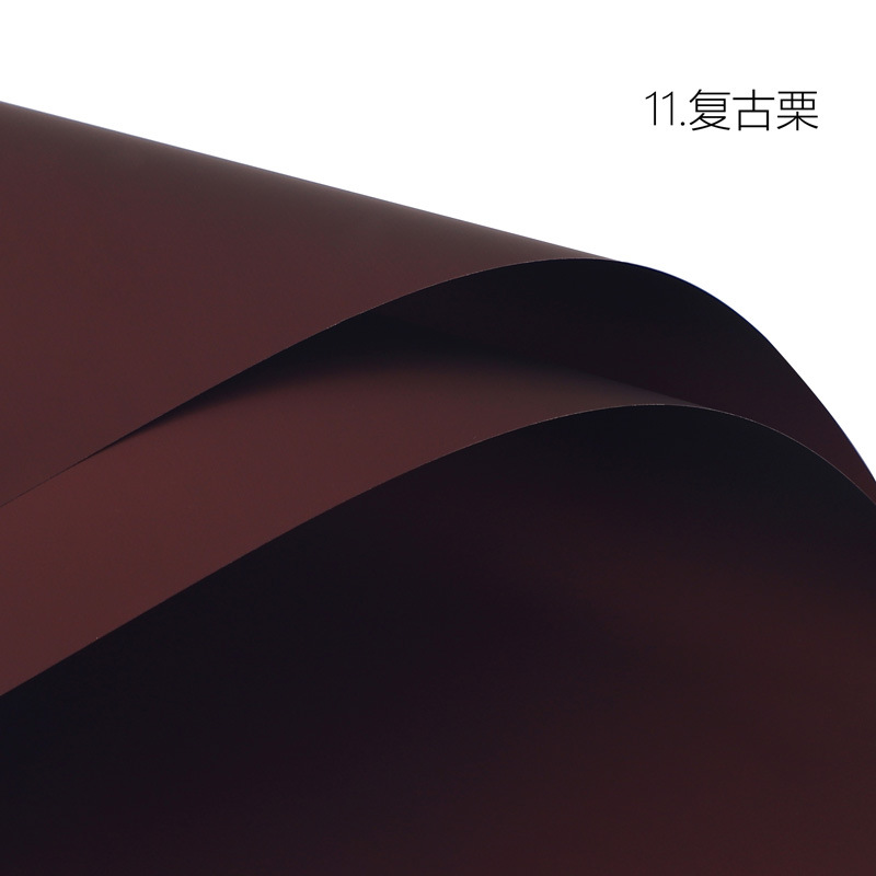 Papel de embalaje de flores de alta calidad al por mayor Papel Ouya impermeable de dos colores al por mayor Fabricante de papel de flores de bolsa de regalo hecho a mano creativo