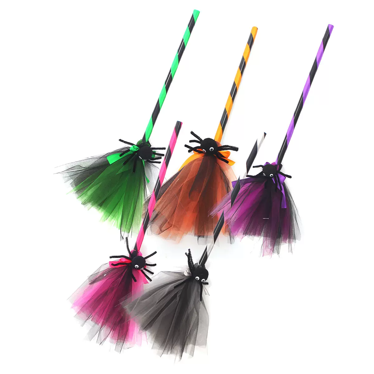 万圣节女巫扫把装饰cosplay装扮儿童巫婆哈利波特魔法扫帚道具