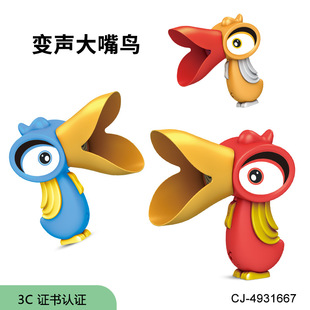 Cross-border Fun Peco Peco Variable Loudspeaker Children's Toys Funny Funny Horn Recording Trick Educational Toys