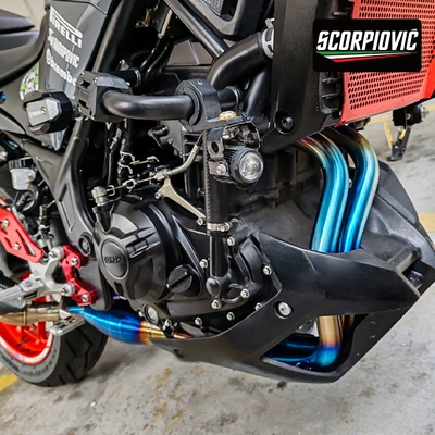 section connected to the original – Exhaust pipe