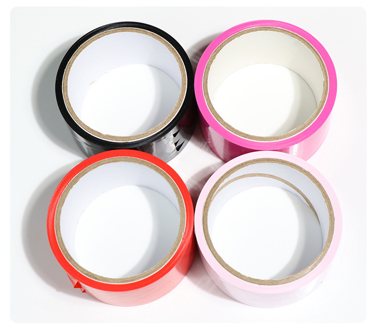 Jiuai SM Bondage Electrostatic Tape 10m Red PVC Couple Role Play Accessory — detail image 4