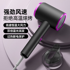 源头厂家新款负离子蓝光双键锤子电吹风机冷热速替跨境批发