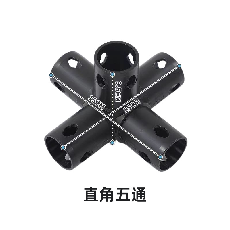 Children's Indoor Climbing Frame Connector Accessories, Compatible with Splicing Snap-On Tube Parts, Available in Various Sizes Children's Indoor Climbing Frame Connector Accessories, Compatible with Splicing Snap-On Tube Parts, Available in Various Sizes