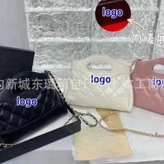 クロスボーダー2025春夏新作チェーンバッグ手提げトートバッグ菱格ファッション百合シングルショルダーバッグ卸売り