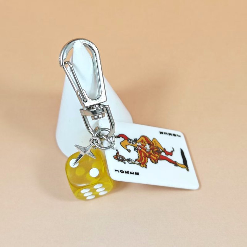 亚马逊跨境扑克赌神款多元素包包挂件钥匙扣原创腰间挂饰跨境电商|undefined