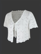 G 37351 Women's Knitted Beach Shirt ɳ̲��֯�� �羳����