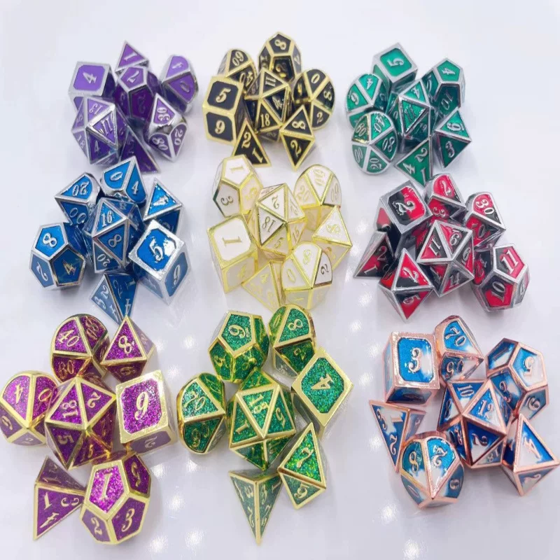 Dice, metal set, Amazon