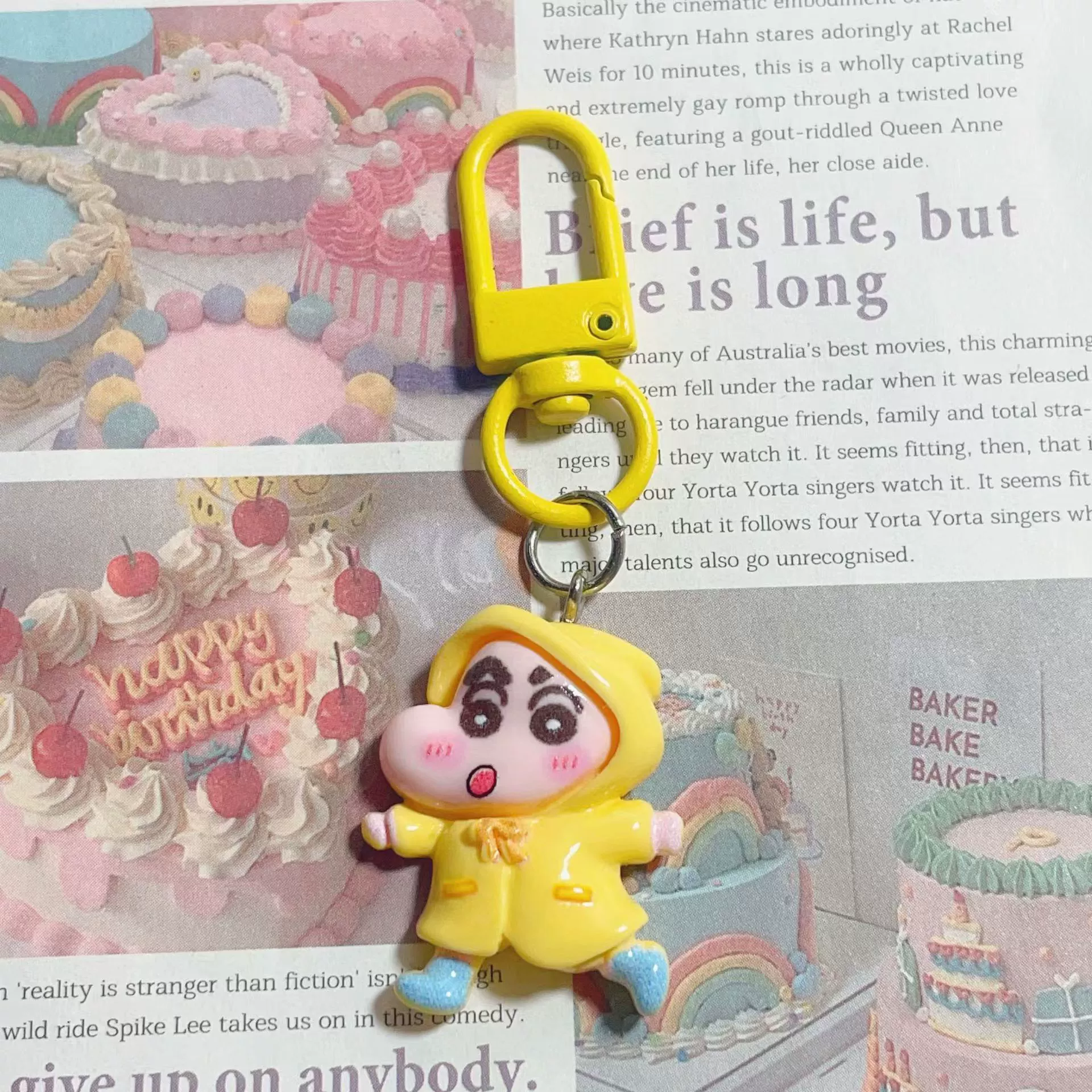 Keychain, pendant, bag decoration, accessory, Birthday gift