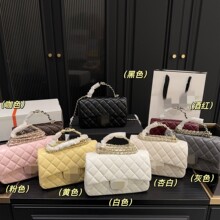 小香风尚菱格CF链条包handle单肩斜跨经典款斜挎包手拎通勤百搭