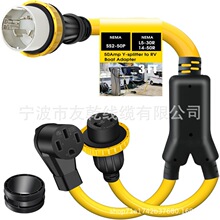 LAZMUMI 50 ���� Marine Shore Power Y ��·����,NEMA SS2-50P