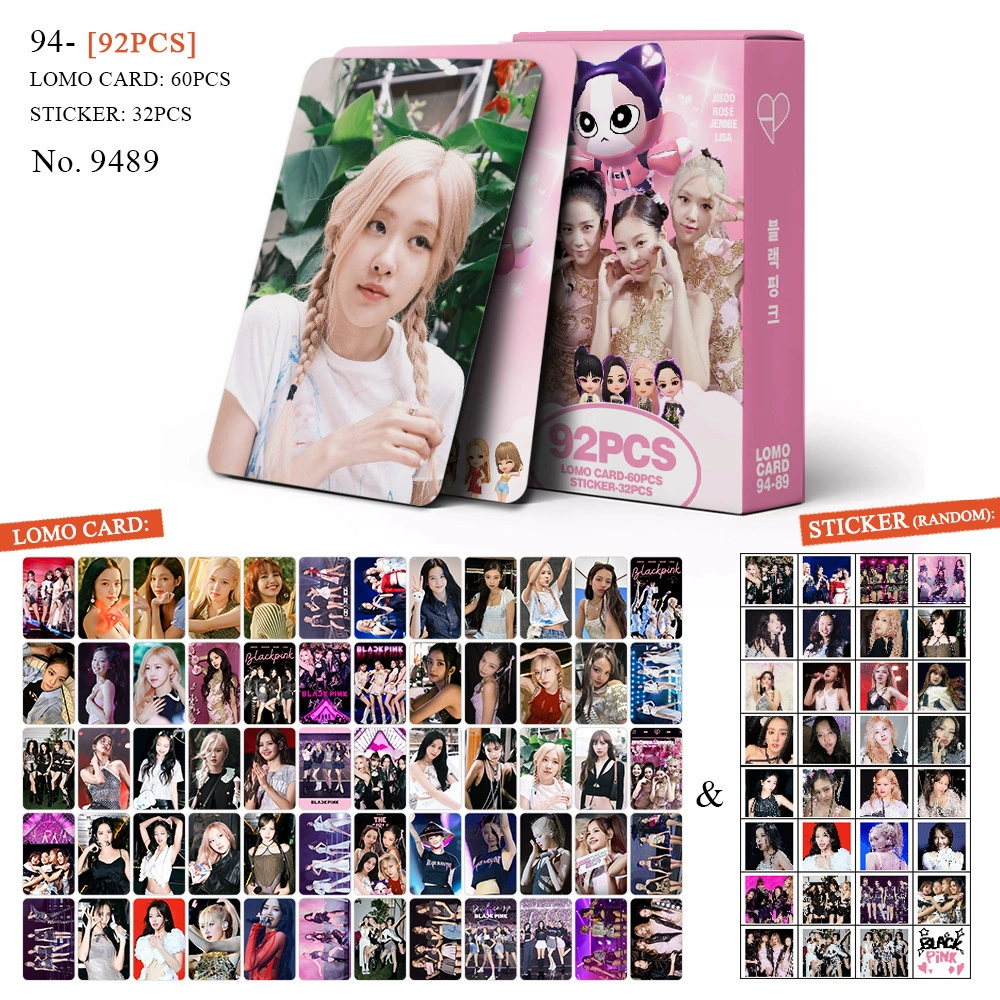 Набор 92 карточки с фото, BTS BPSKTWICE, двусторонние LOMO-карточки, фабричная печать