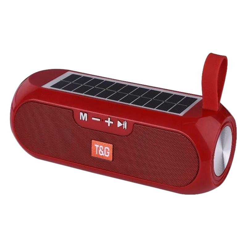 Nuevo TG182 creativo Bluetooth tarjeta de audio subwoofer pequeño altavoz portátil solar Bluetooth altavoz