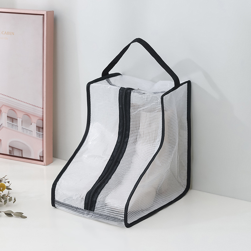 Bolsa de almacenamiento de botas tridimensionales transparentes que cambian la temporada botas cortas a prueba de polvo bolsa a prueba de humedad zapatos cubierta protectora bolsa de zapatos para el hogar image 9