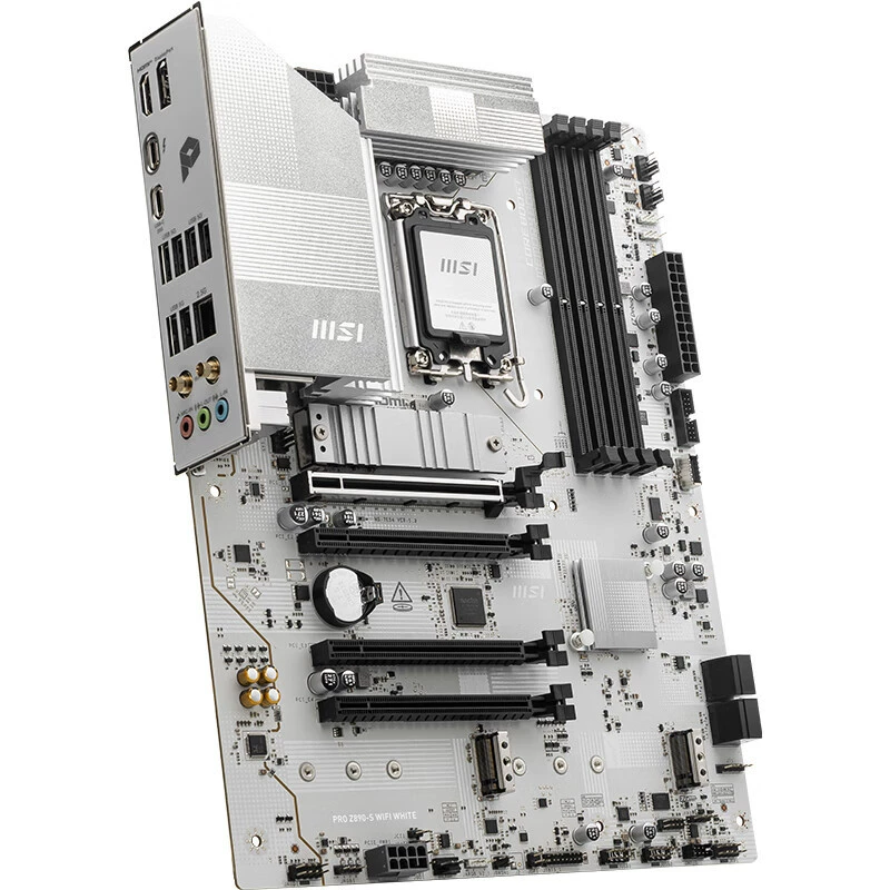 PRO Z890-S WIFI WHITE белая материнская плата, поддержка процессоров 285K/265K/26