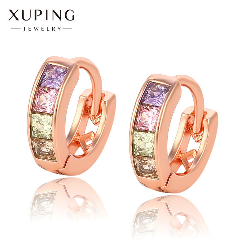Joyería de Xuking chapado en oro rosa brillante personalidad oído anillo oído hebilla japonés y coreano pendientes de moda pendientes de alto grado al por mayor