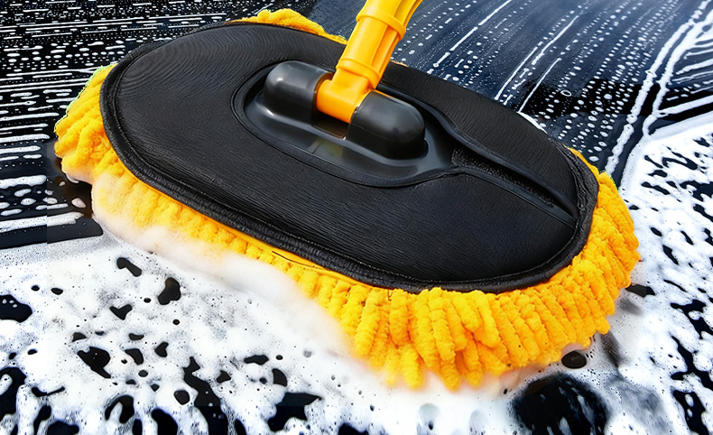 Car Wash Mop Does Not Damage Car Paint, Special Soft-Bristled Car Wash Brush, Car Retractable Car Wiping Tool, Complete Set of Tools