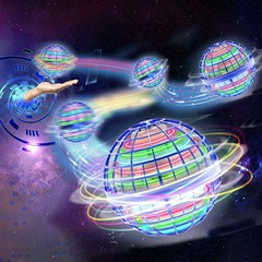 Amazon UFO スピンボール マジックスピンサスペンションボール マジックセンシングスピンフライングボール 指先発光ジャイロ