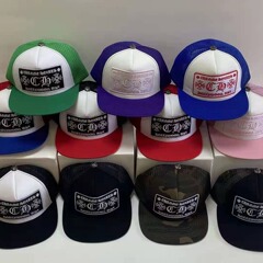 24SS CH帽子梵文刺绣鸭舌帽情侣款跨境潮牌 现货批发