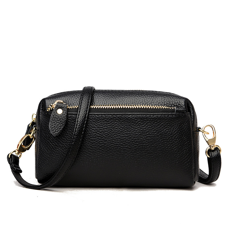 Soft leather leather bag women's 2022 new fashion single shoulder women's Bag Mini Bag horizontal mobile phone bag women's messenger