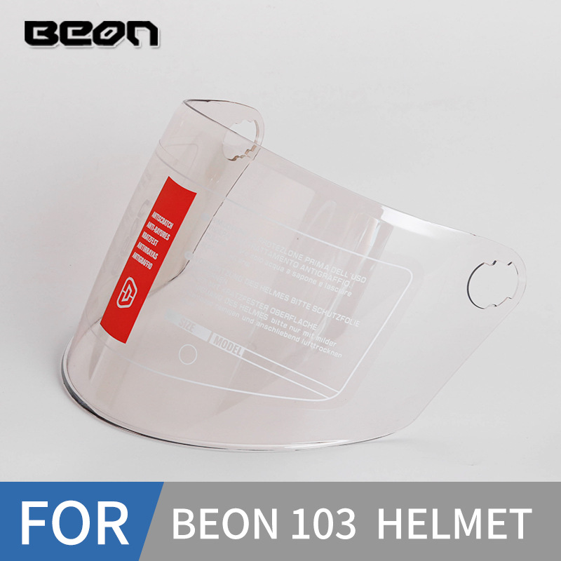 BEON casco B- 102 B- 103 casco lente de parabrisas de lente alargada, otros cascos no están disponibles