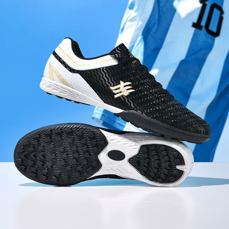 Zapatillas de Fútbol de Corte Bajo de TPU y Goma Ligeras para Césped Natural y Artificial image 12