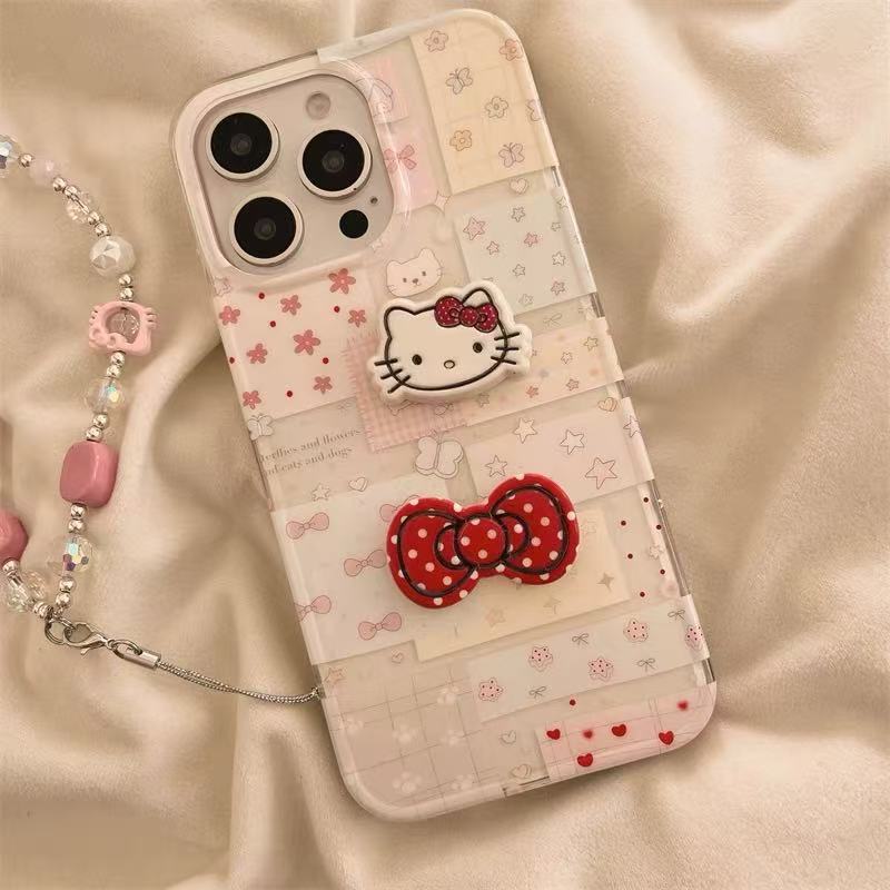 Corazón de niña linda coreana para iPhone15/16 funda para teléfono móvil 14promax gato tridimensional 13 nuevo 14p