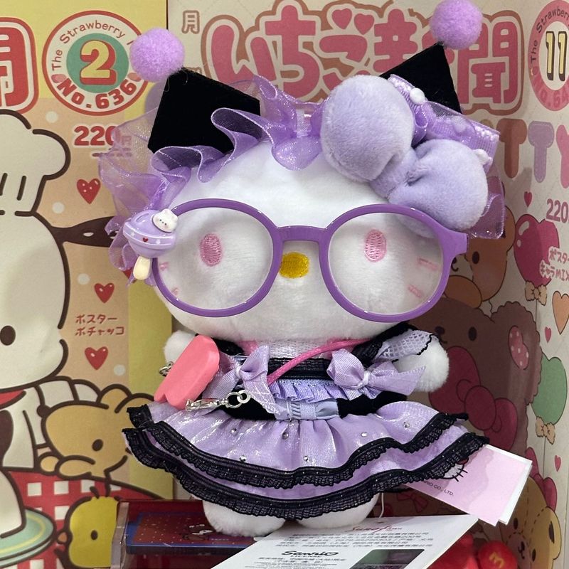 ハローキティバッグペンダントリトルシェフシリーズハローキティ人形ペンダントかわいい漫画人形キーホルダー|undefined