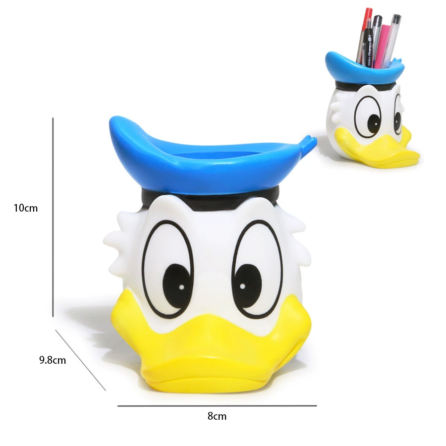Подставка для ручек Sanrio (Kuromi / Hello Kitty), декоративный органайзер из пластика, 11,34×9,86×21,3 см