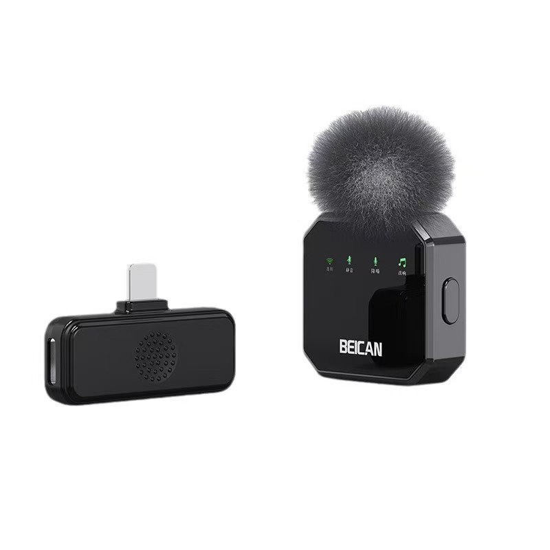 Micrófono inalámbrico collar clip tipo radio micrófono de transmisión en vivo ancla dispositivo de grabación de audio collar clip tipo teléfono móvil disparar video transmisión oral